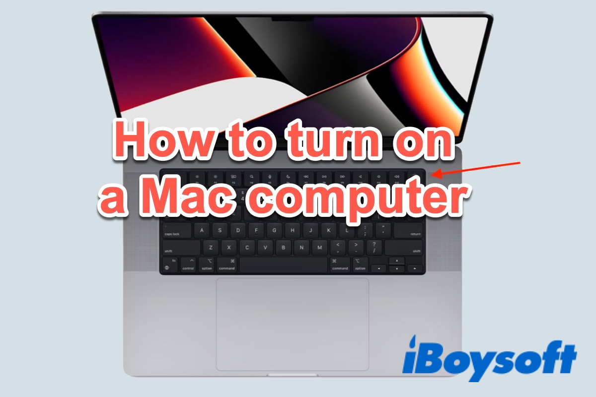 How to Turn On a Mac Computer